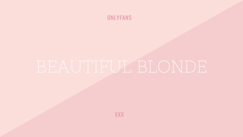 Leaked beautifulblondedk header onlyfans leaked