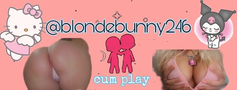 Leaked blondebunny246 header onlyfans leaked