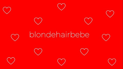 Leaked blondehairbebe header onlyfans leaked