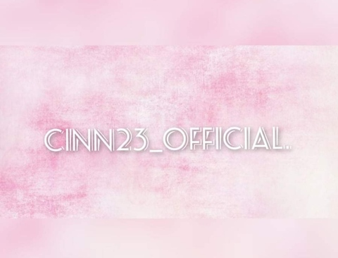Leaked cinn23_official header onlyfans leaked