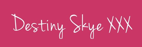 Leaked destinyskye header onlyfans leaked