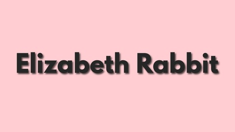 Leaked elizabethrabbit header onlyfans leaked