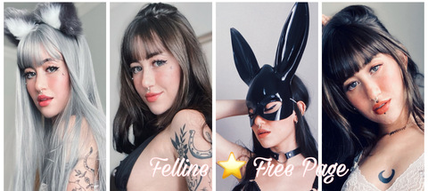 Leaked fellinefree header onlyfans leaked