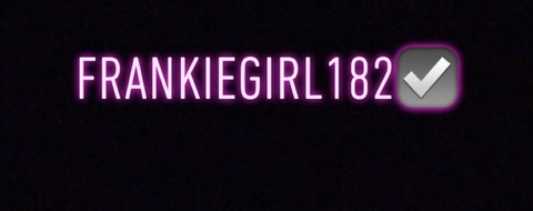 Leaked frankiegirl182 header onlyfans leaked