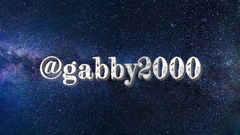 Leaked gabby2000 header onlyfans leaked