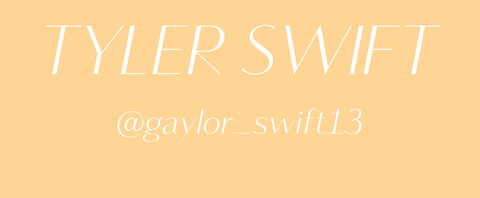 Leaked gaylor_swift13 header onlyfans leaked