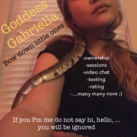 Leaked goddessgabriella header onlyfans leaked