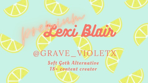 Leaked grave_violetx header onlyfans leaked