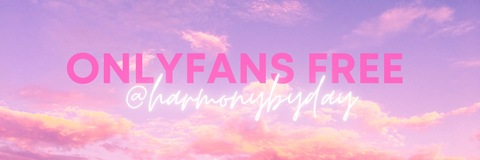 Leaked harmonybyday header onlyfans leaked