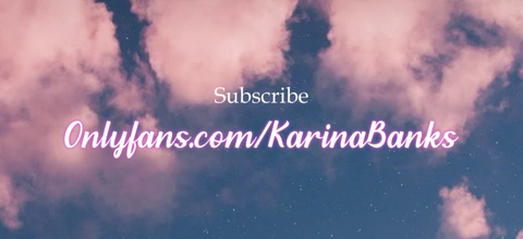 Leaked karinabanks header onlyfans leaked