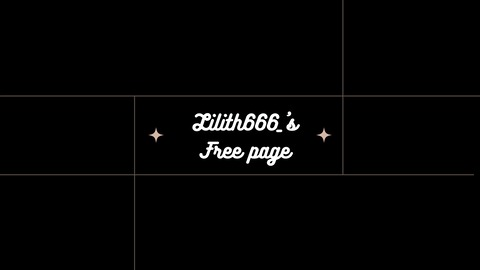 Leaked lilith666_free header onlyfans leaked