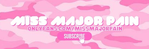 Leaked missmajorpain header onlyfans leaked