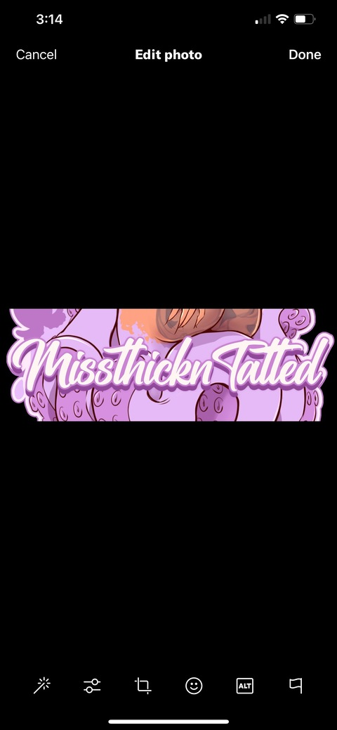 Leaked missthickntatted header onlyfans leaked