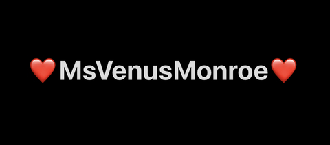 Leaked msvenusmonroe header onlyfans leaked