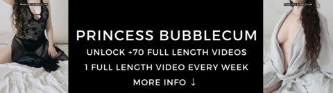 Leaked princessbubblecum header onlyfans leaked