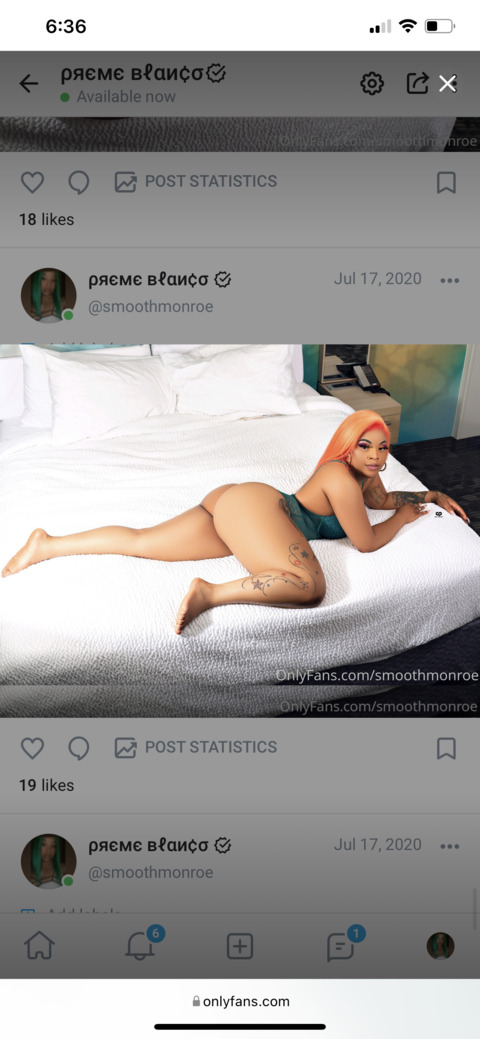 Leaked smoothmonroe header onlyfans leaked